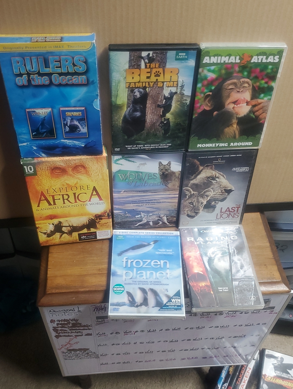Wildlife Documentary DVD Collection - Blue & Green Cover Set